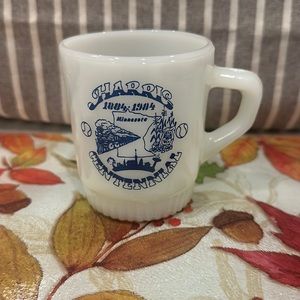Vintage Harris Minnesota Centennial 1984 Mug Anchor Hocking Made in USA MN